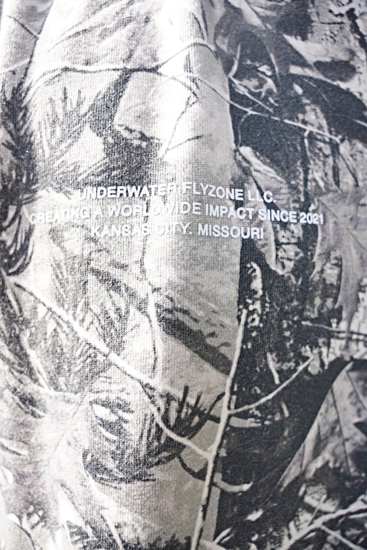 White B&W Camo "YOUR LIFE IS WORTH LIVING" Hoodie (Limited - 100% Cotton)