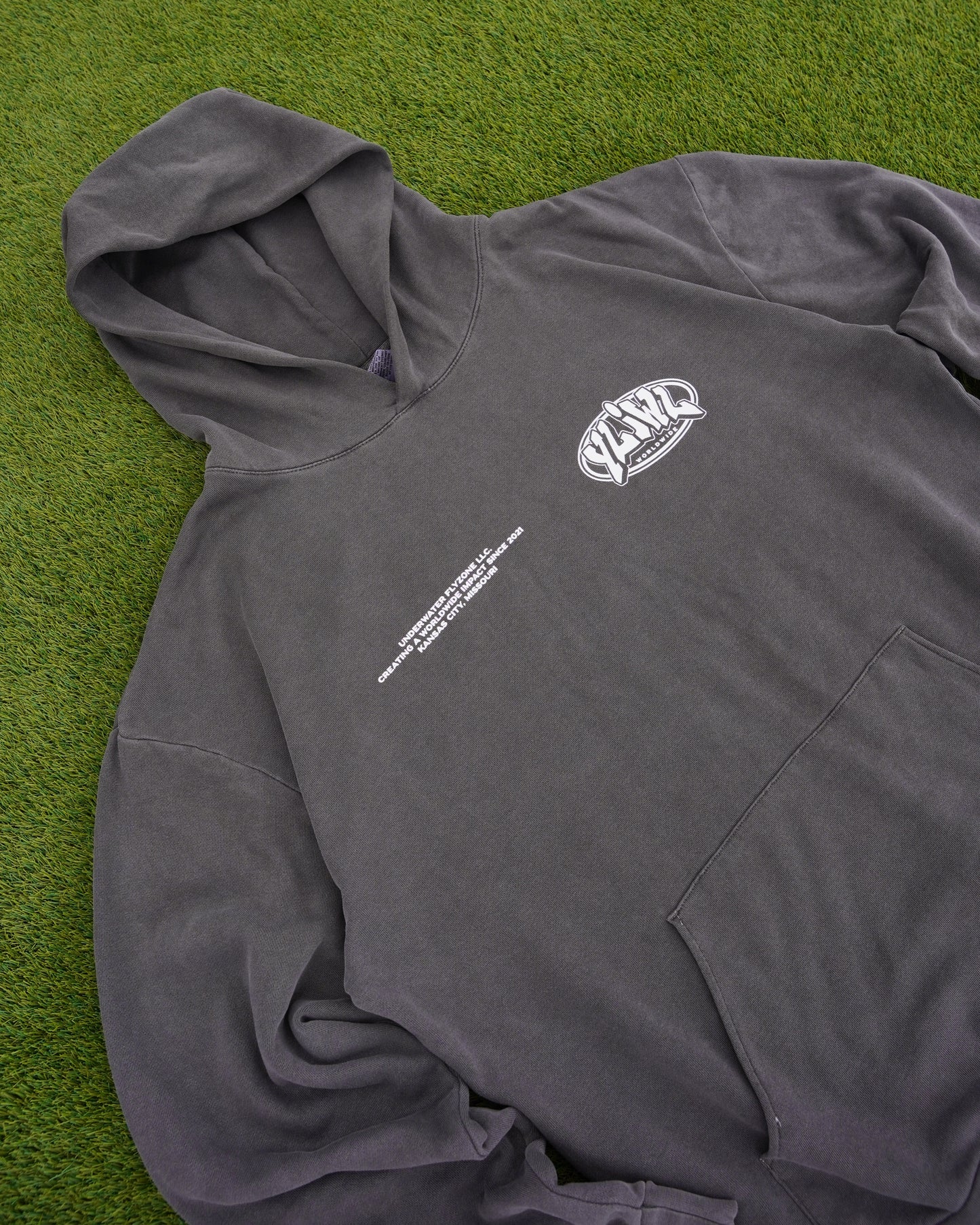 Vintage Black "YOUR LIFE IS WORTH LIVING" Hoodie (Mid-Light Weight Hoodie)