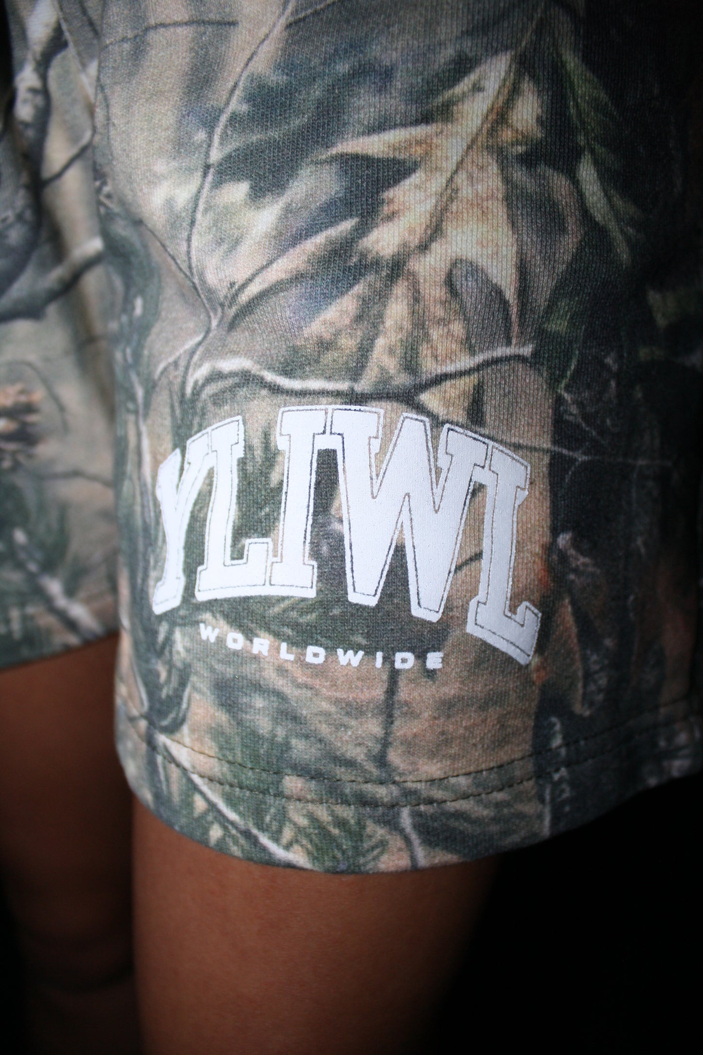 Camo "YOUR LIFE IS WORTH LIVING" Shorts (Limited - 100% Cotton)