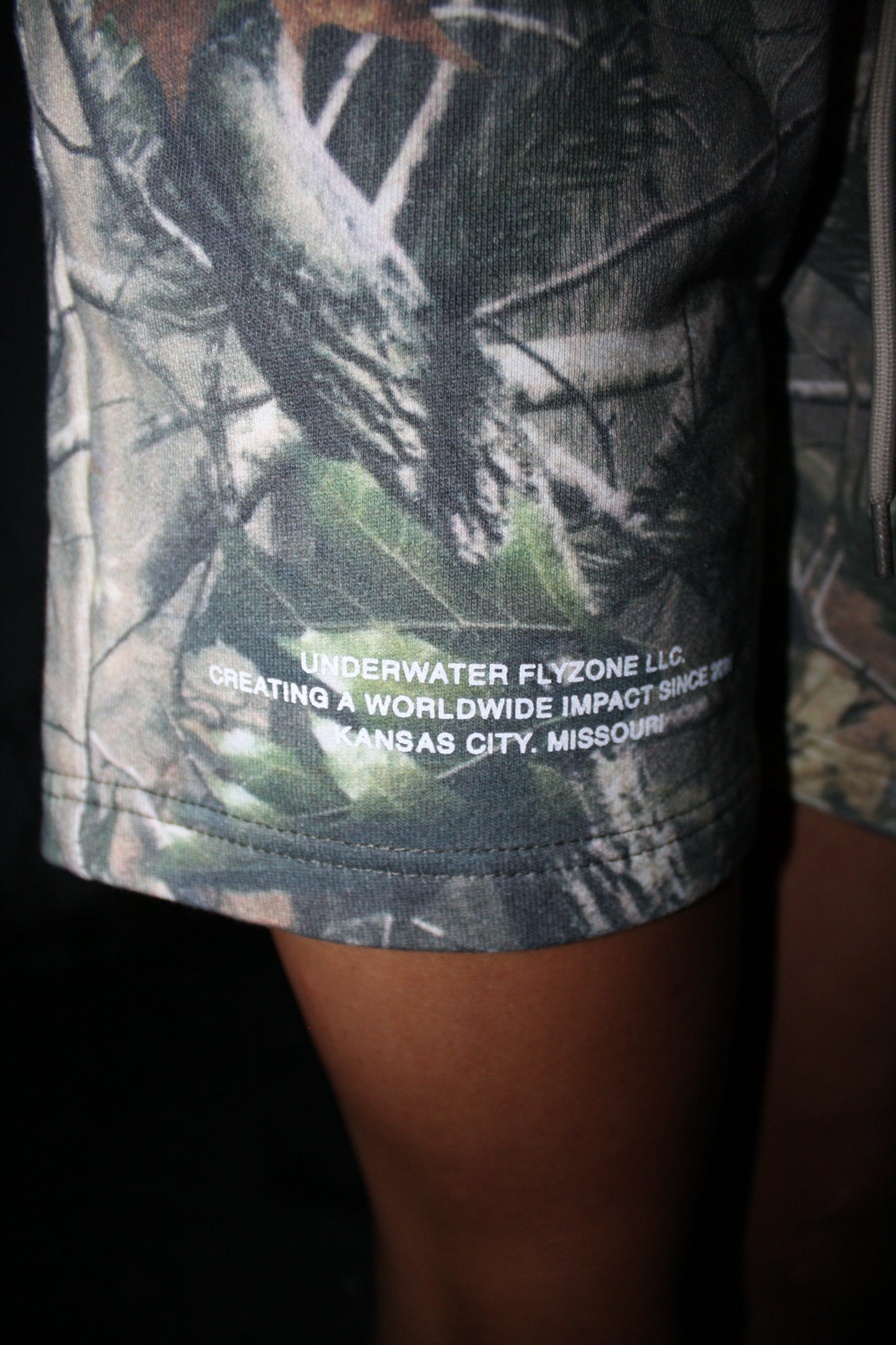 Camo "YOUR LIFE IS WORTH LIVING" Shorts (Limited - 100% Cotton)
