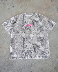 B&W Camo + Pink "YOUNG PEOPLE LOVE JESUS" T-Shirt