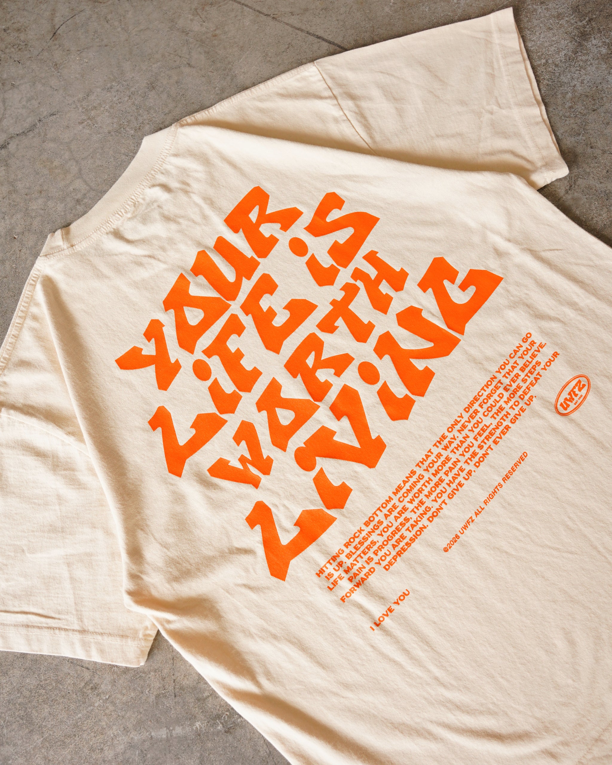 Cream + Orange 