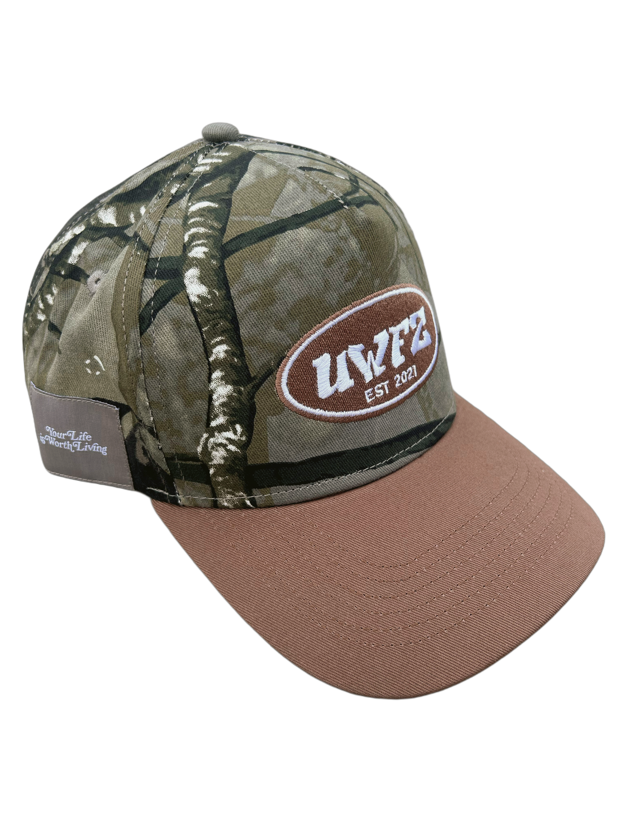 UWFZ Oval Logo Camo Snapback Hat!