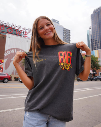 Vintage Black + Red "816 DAY" Your Life Is Worth Living T-Shirt