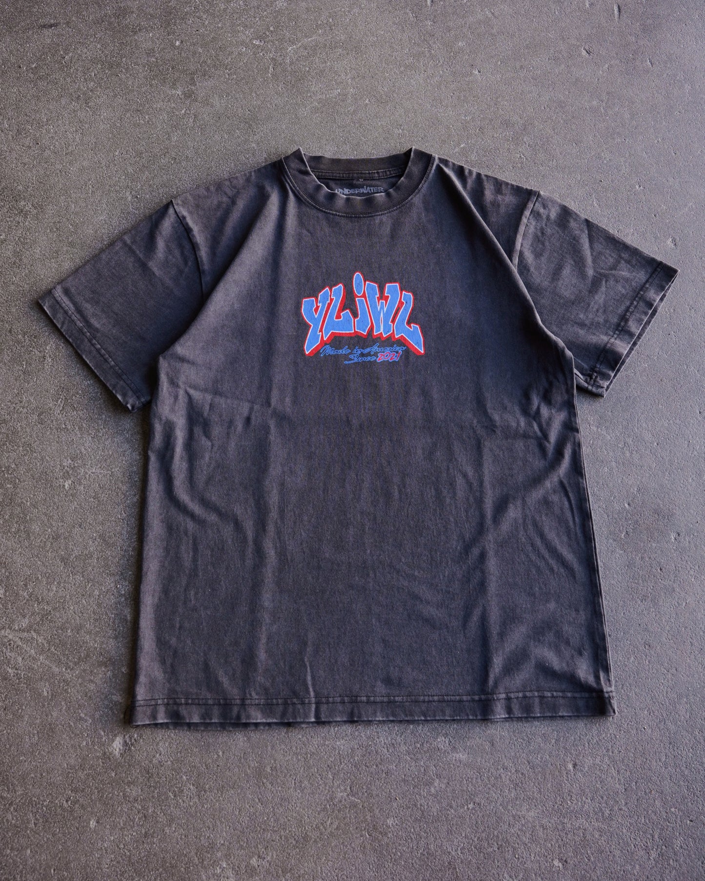 Vintage Black "MADE IN AMERICA" YLWIL T-Shirt