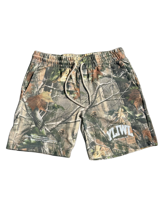 Camo "YOUR LIFE IS WORTH LIVING" Shorts (Limited - 100% Cotton)