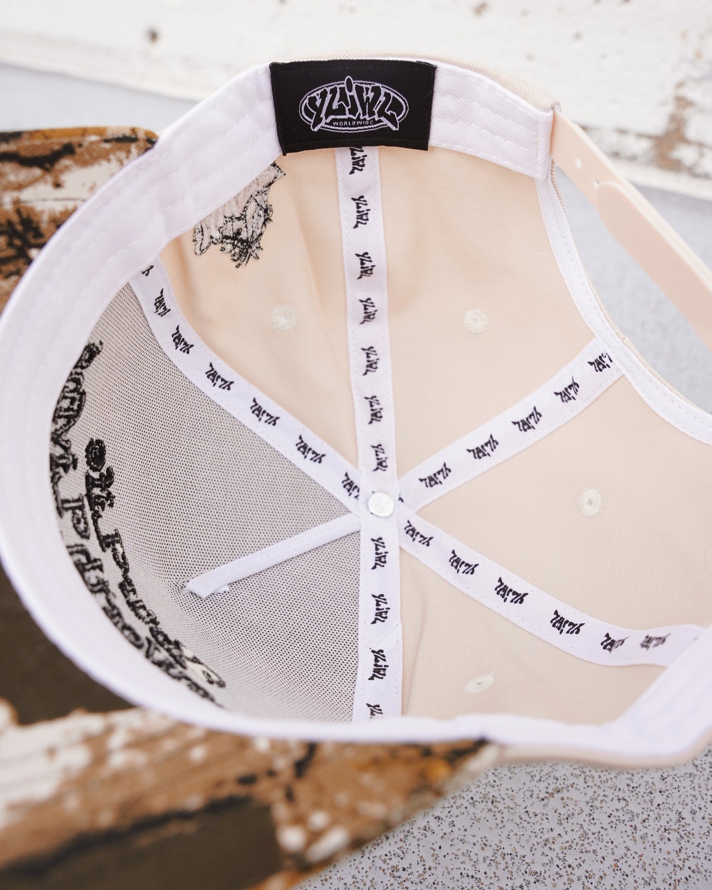 Camo + Cream "YOUR LIFE IS WORTH LIVING" Snapback Hat