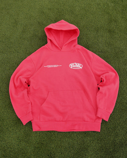 Watermelon "YOUR LIFE IS WORTH LIVING" Hoodie (Mid-Light Weight Hoodie)