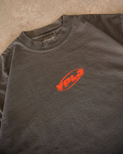 Vintage Black + Red "YOUNG PEOPLE LOVE JESUS" Oversized Boxy T-Shirt