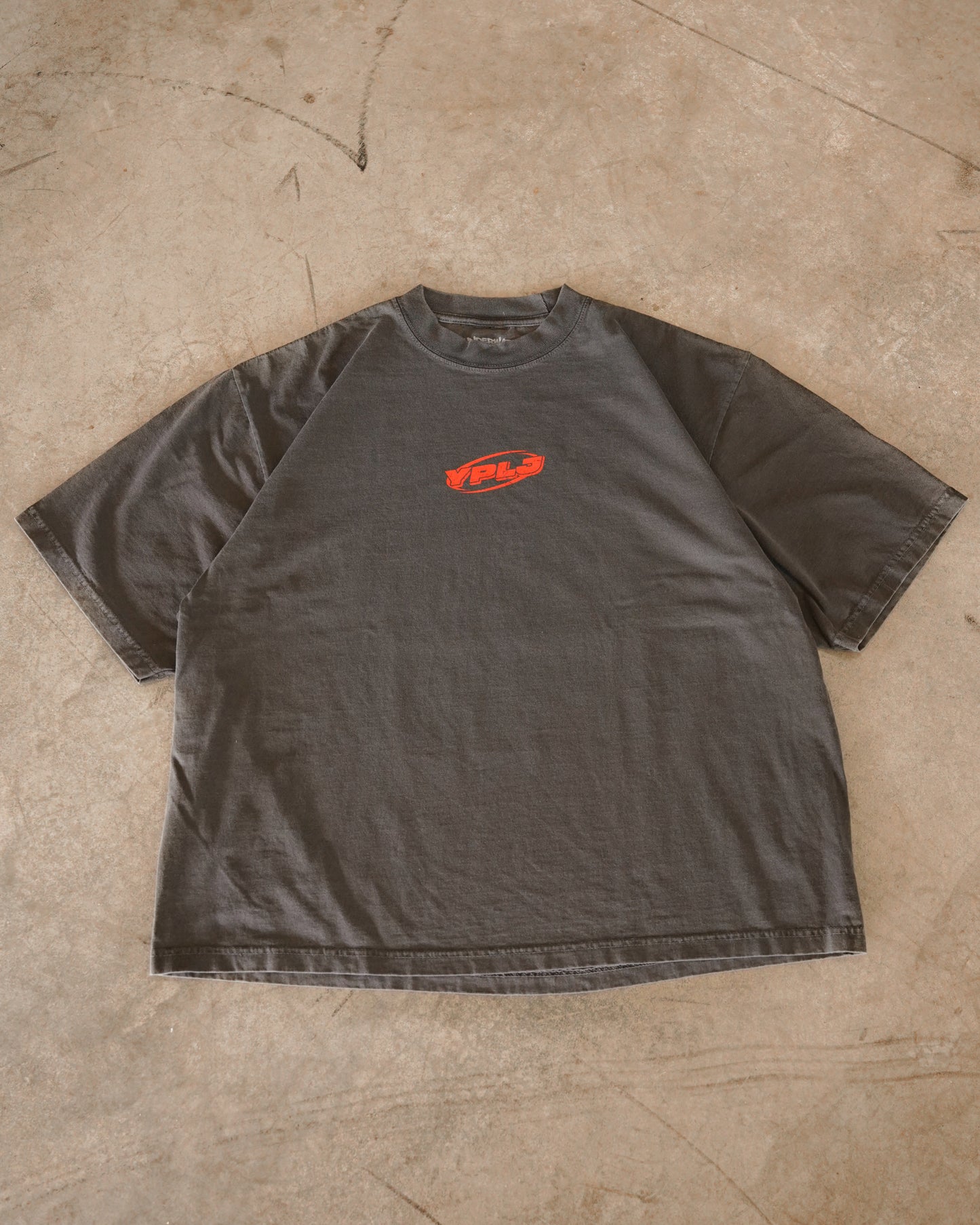Vintage Black + Red "YOUNG PEOPLE LOVE JESUS" Oversized Boxy T-Shirt