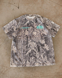 B&W Camo + Teal "Your Life is Worth Living" T-Shirt