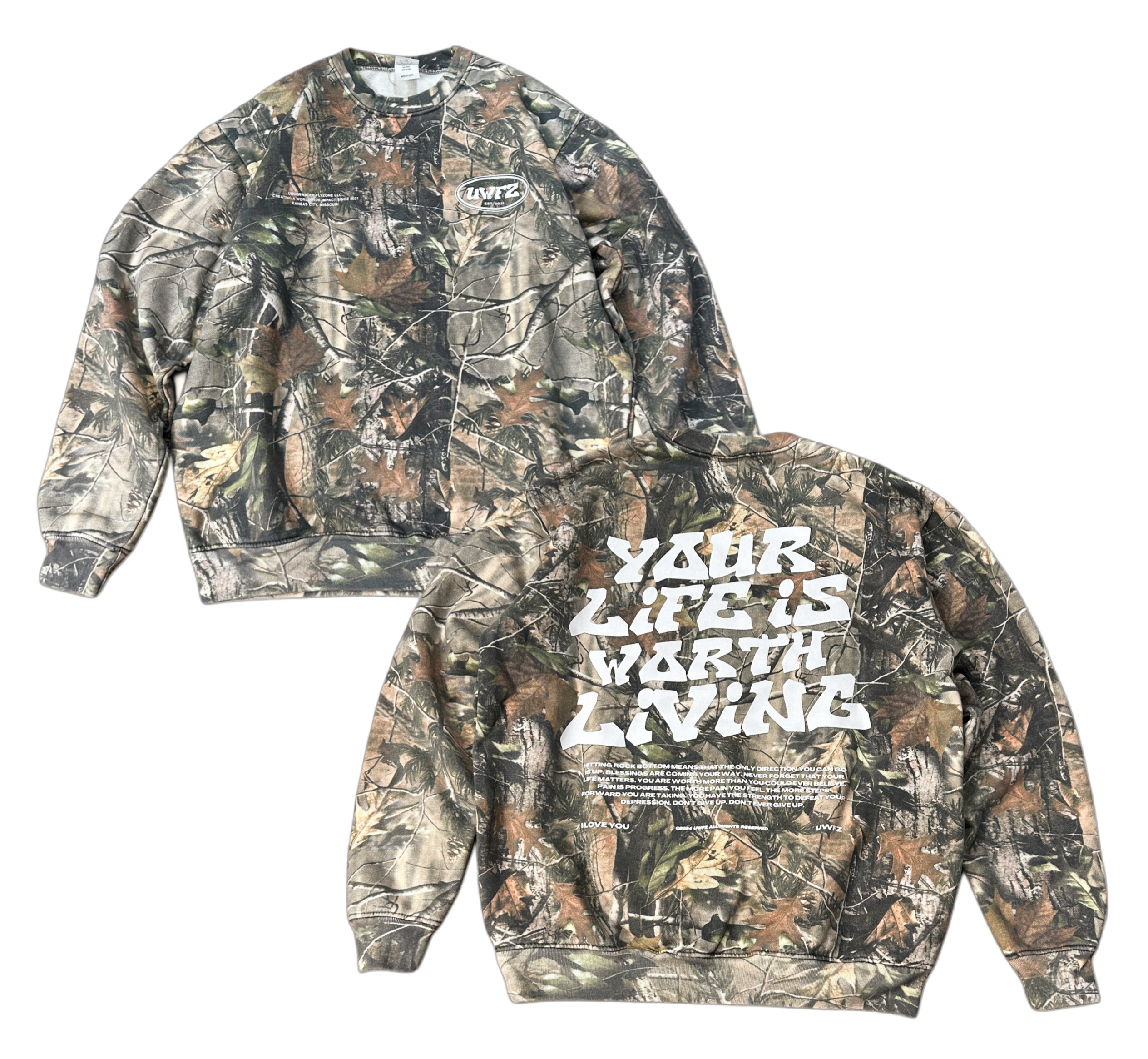 Camo YLIWL Crew Neck (Limited)