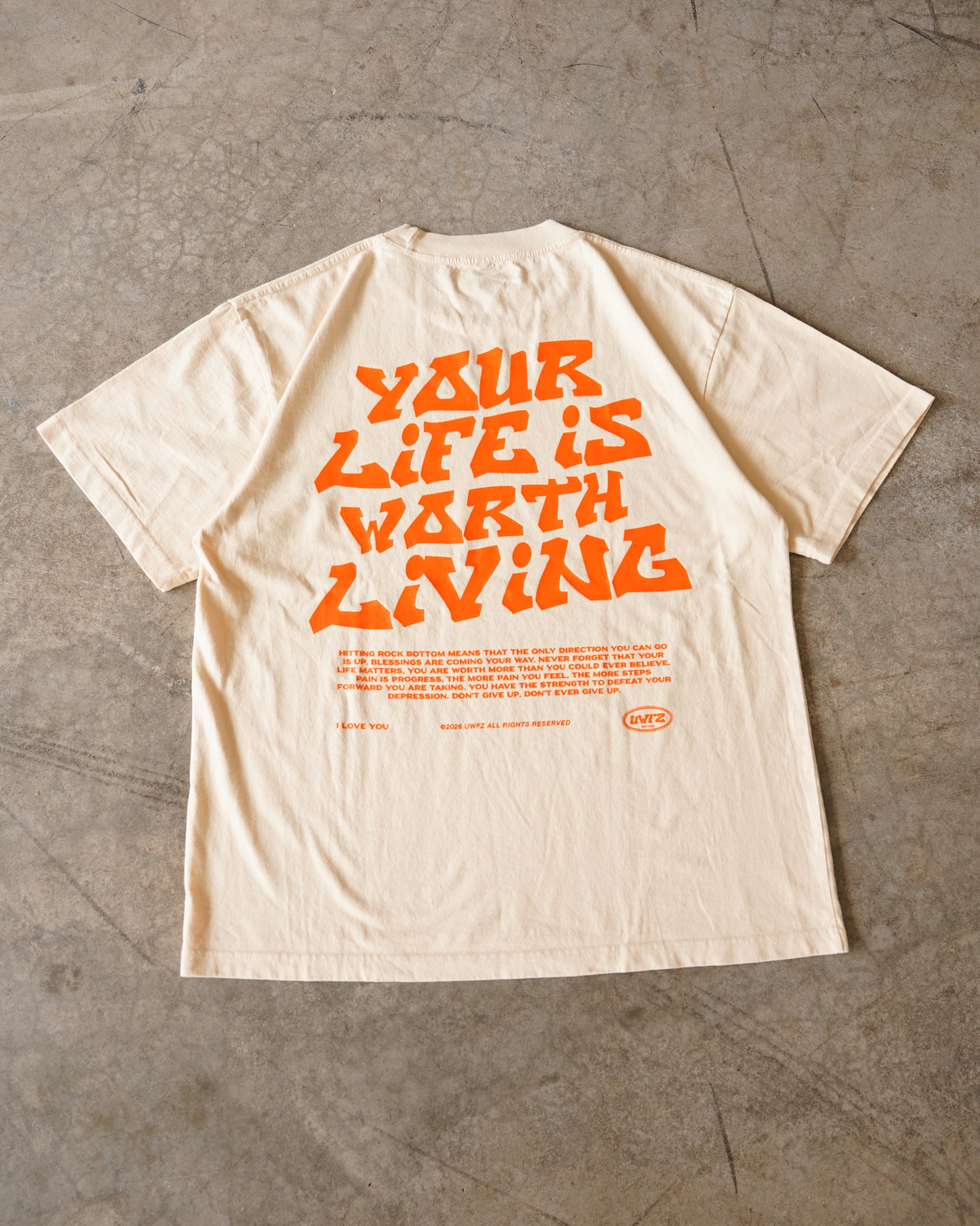 Cream + Orange 