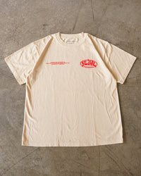 Cream + Red "Your Life is Worth Living" T-Shirt