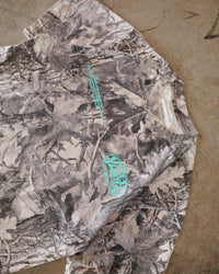 B&W Camo + Teal "Your Life is Worth Living" T-Shirt