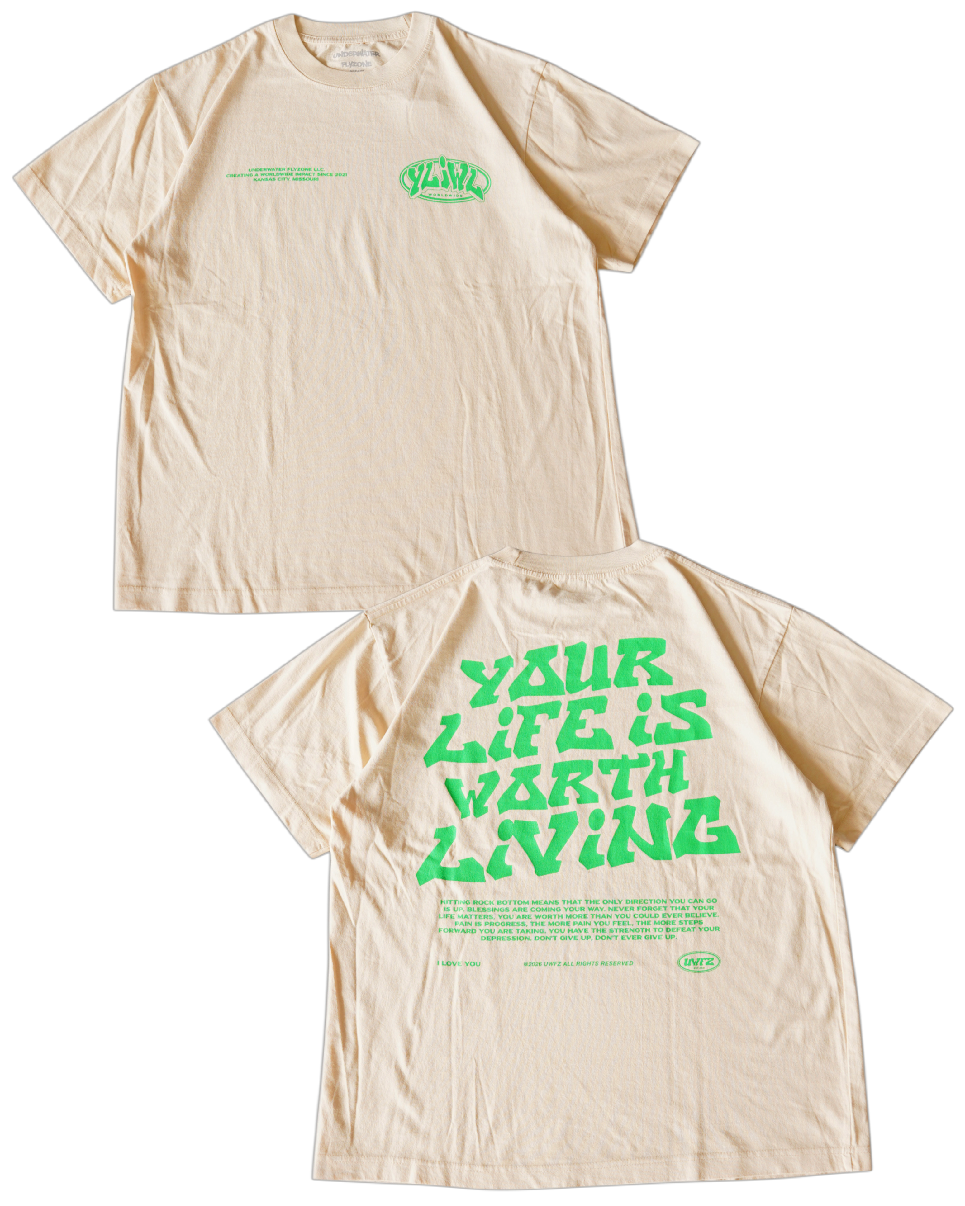 Cream + Green 