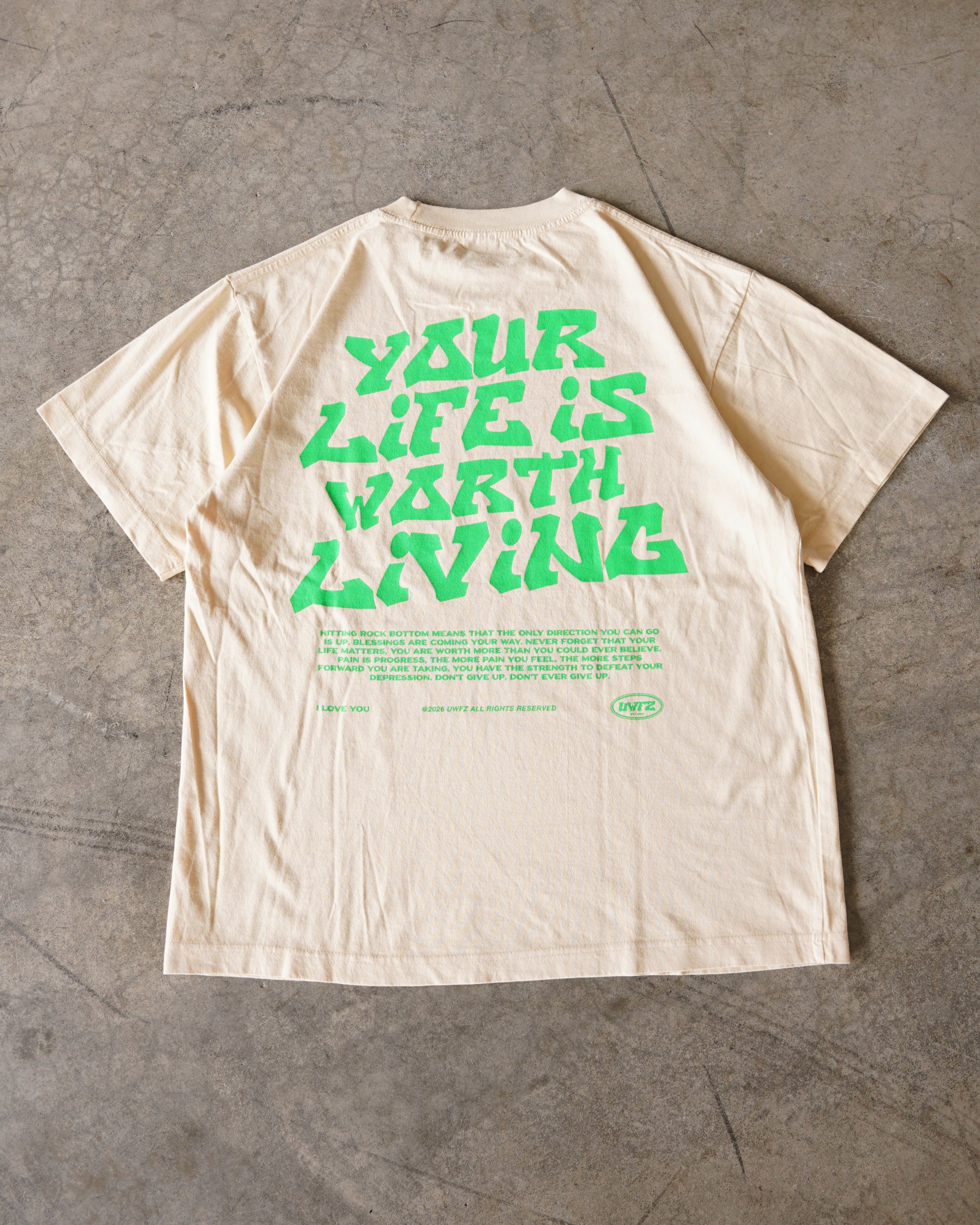 Cream + Green 