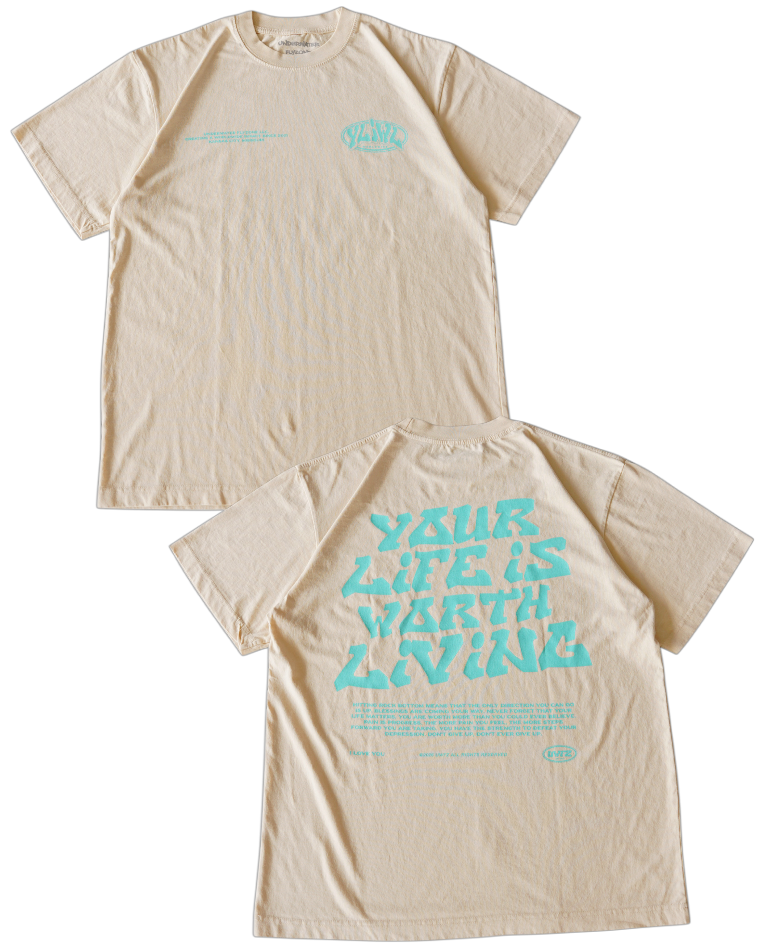 Cream + Teal 