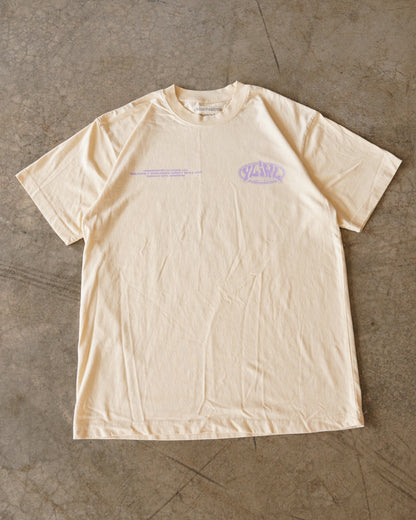 Cream + Lavender "Your Life is Worth Living" T-Shirt