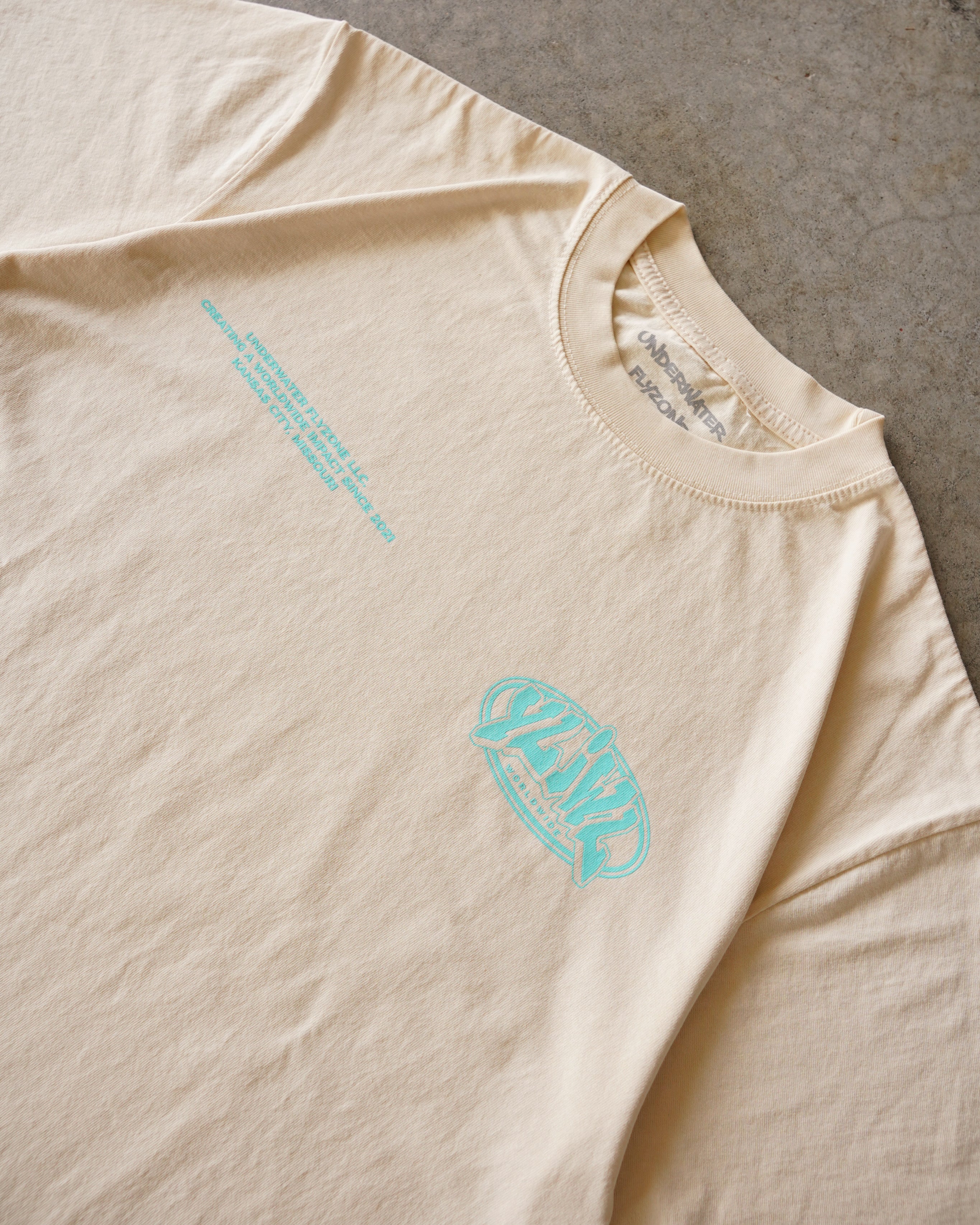 Cream + Teal 