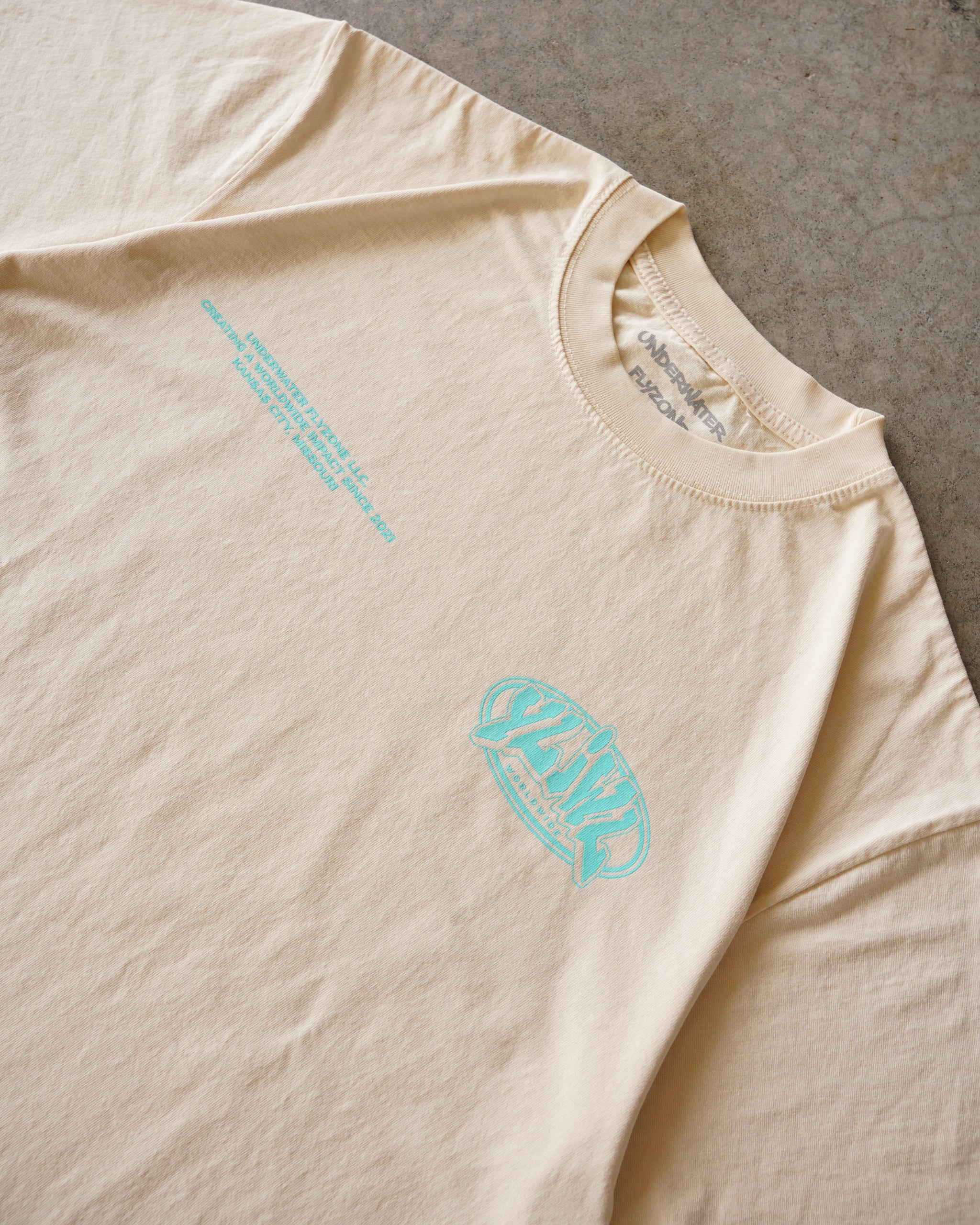 Cream + Teal 