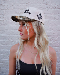 Camo + Cream "YOUR LIFE IS WORTH LIVING" Snapback Hat