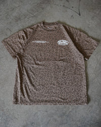 Brown Cheetah Print "Your Life is Worth Living" Heavy Weight T-Shirt