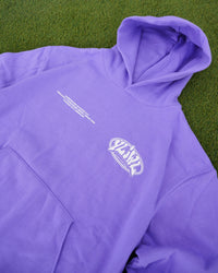 Purple "YOUR LIFE IS WORTH LIVING" Hoodie (Mid-Light Weight Hoodie)