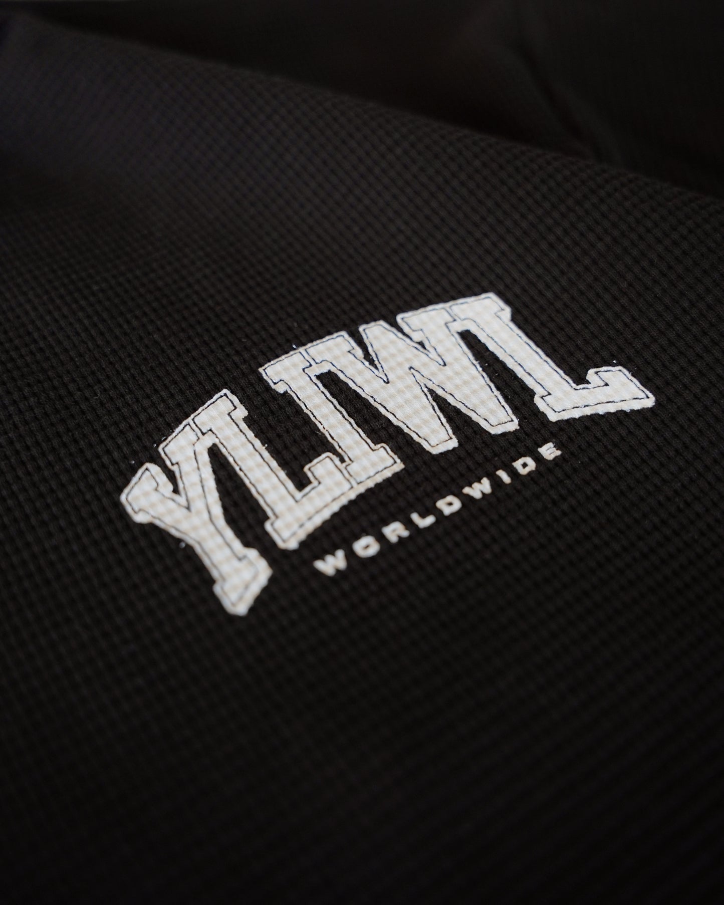 Black + White "YOUR LIFE IS WORTH LIVING" Thermal Long Sleeve (LIMITED)