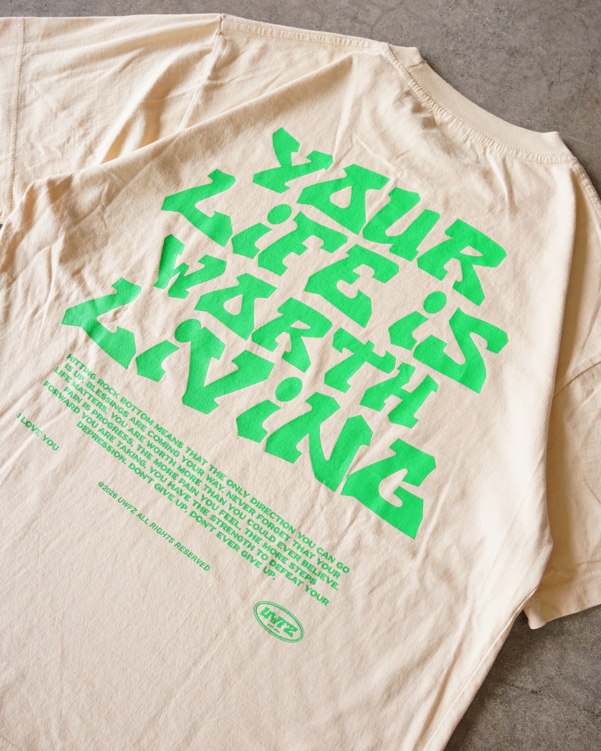 Cream + Green 