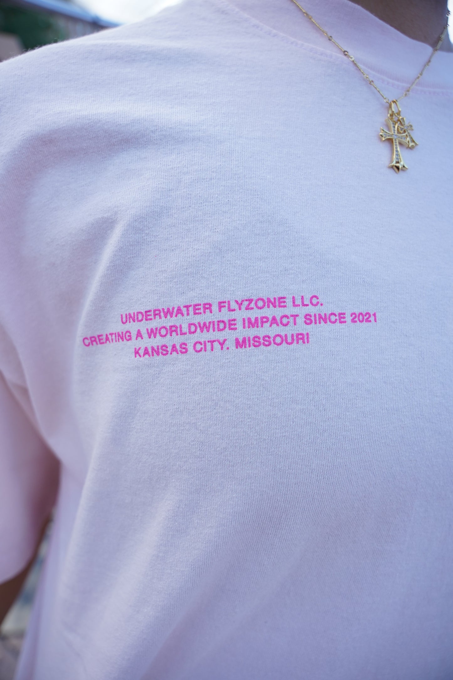 Pink on Pink "YOUR LIFE IS WORTH LIVING" Heavy Weight T-Shirt