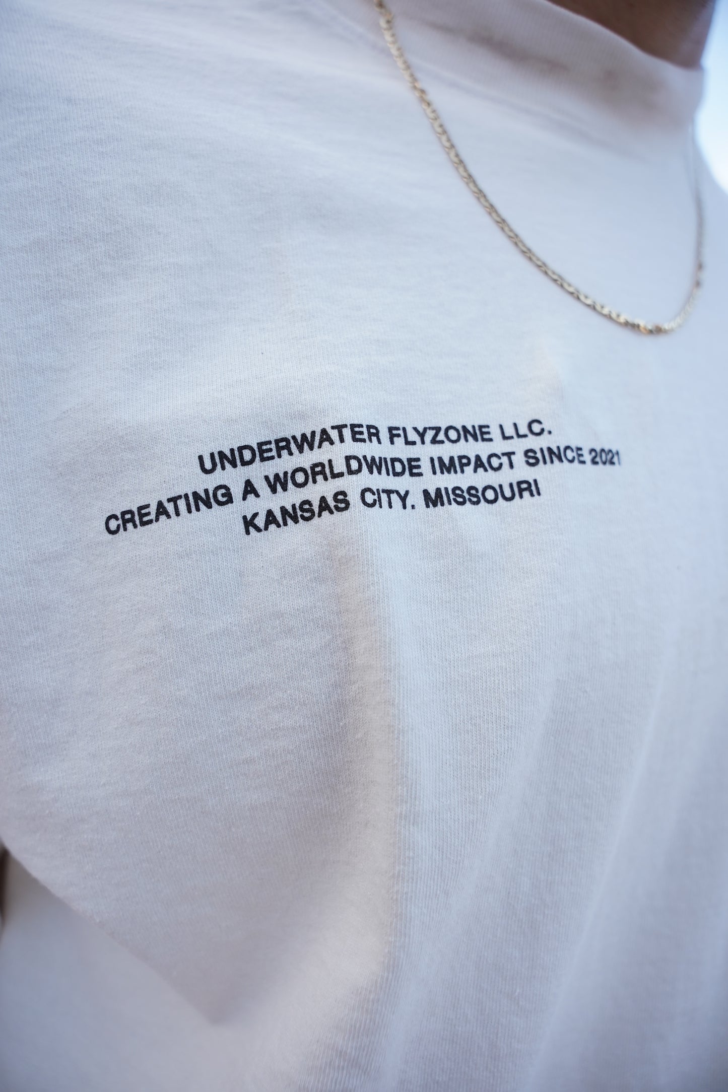 Cream + Black "YOUR LIFE IS WORTH LIVING" Heavy Weight T-Shirt