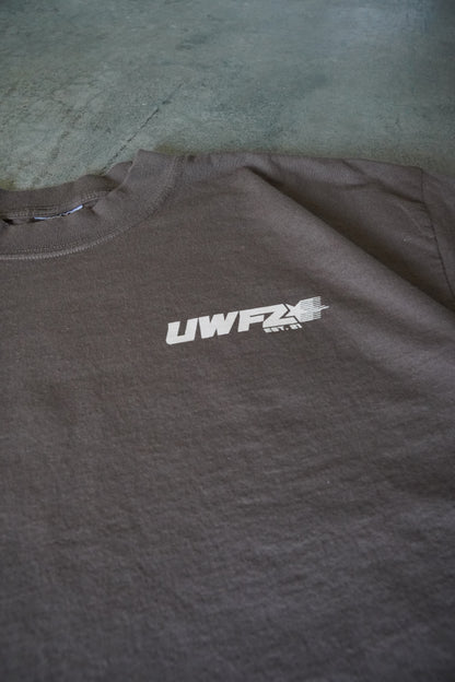 Tan + Brown "REFUSE TO BE ENEMIES" Oversized T-Shirt (LIMITED)