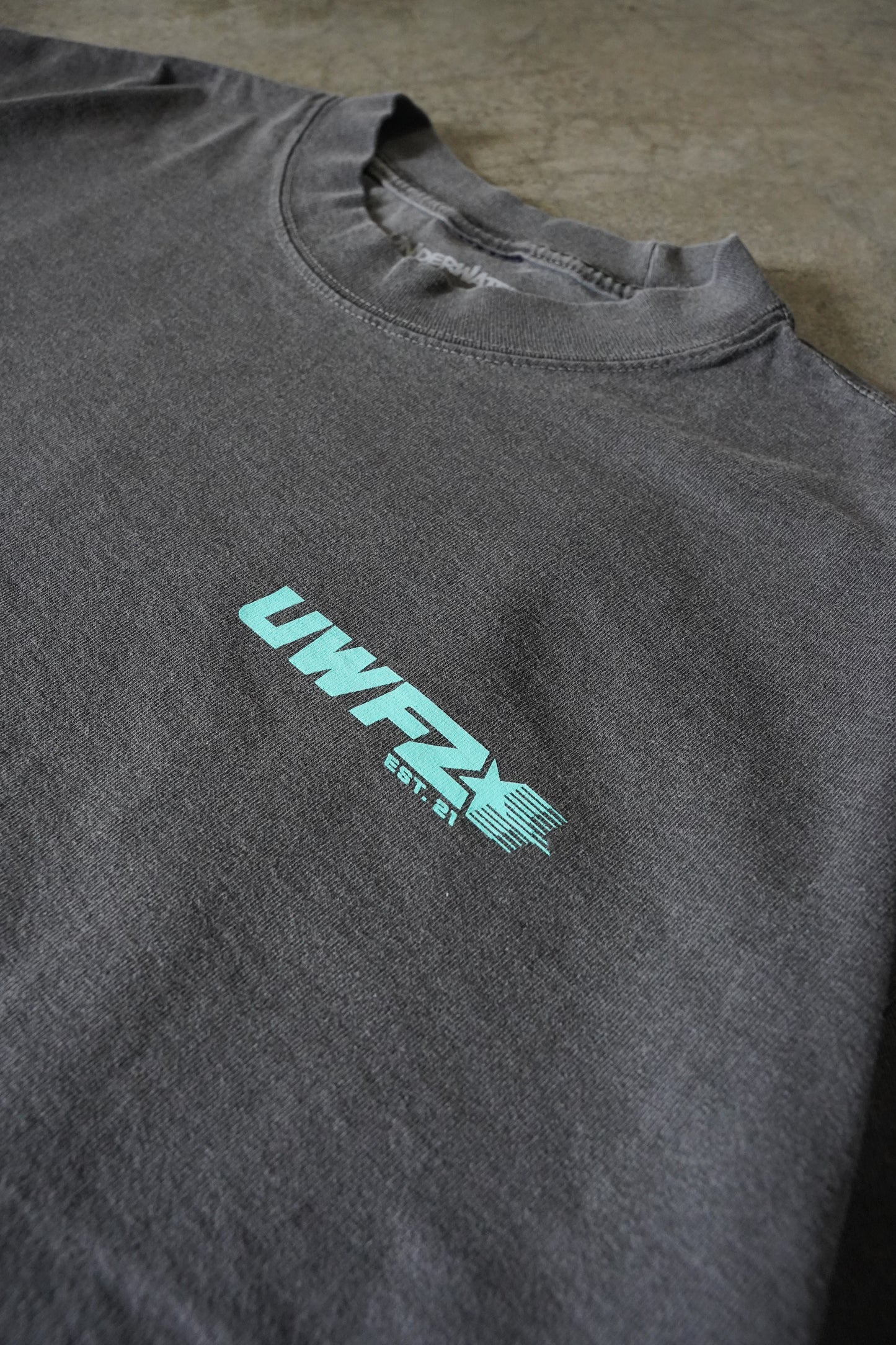 Teal + Faded Black "REFUSE TO BE ENEMIES" Oversized T-Shirt (LIMITED)