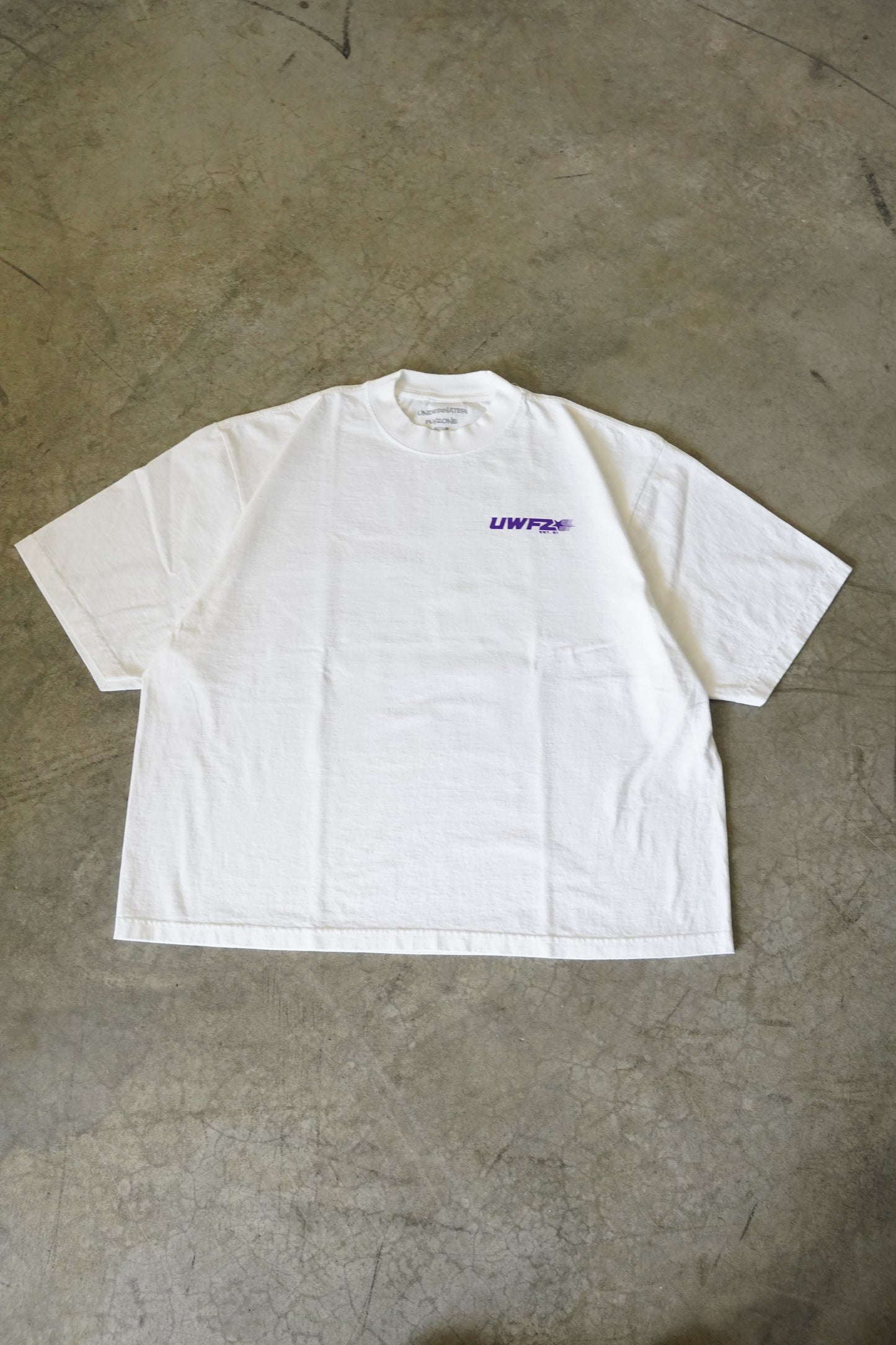 Purple + White "REFUSE TO BE ENEMIES" Oversized T-Shirt (LIMITED)
