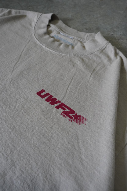 Maroon + Khaki "REFUSE TO BE ENEMIES" Oversized T-Shirt (LIMITED)