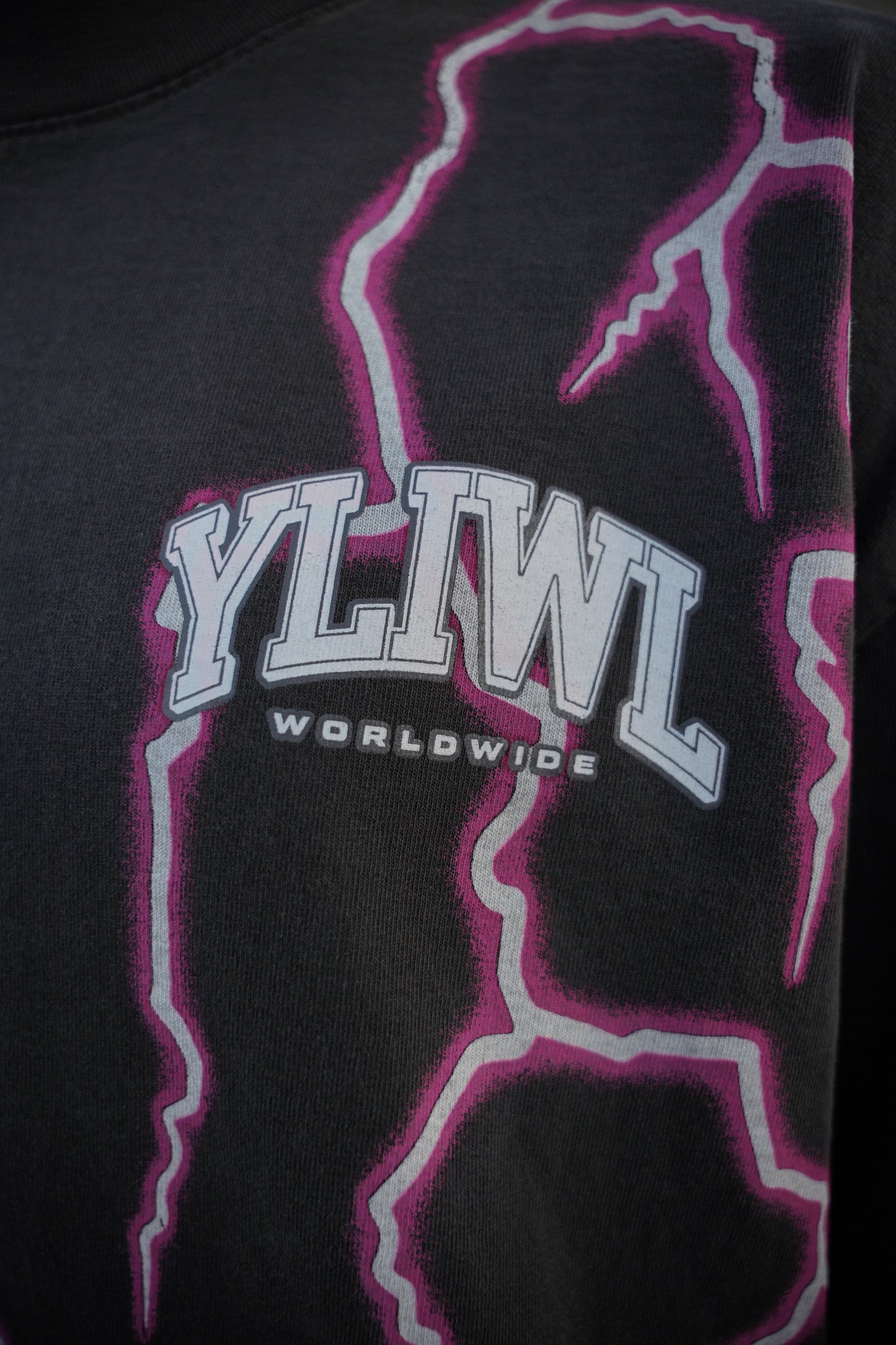 Pink Lightning "YOUR LIFE IS WORTH LIVING" Heavy Weight T-shirt