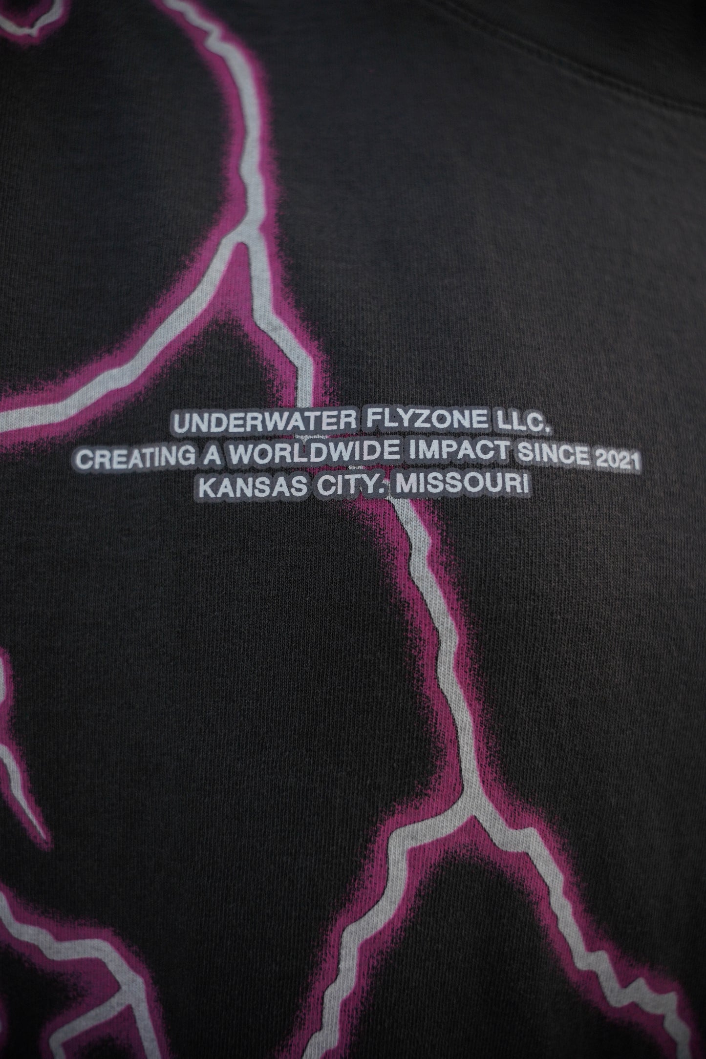 Pink Lightning "YOUR LIFE IS WORTH LIVING" Heavy Weight T-shirt