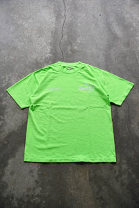 YOUR LIFE IS WORTH LIVING HEAVYWEIGHT TEE - NEON GREEN