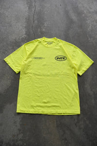 YOUR LIFE IS WORTH LIVING HEAVYWEIGHT TEE - NEON YELLOW