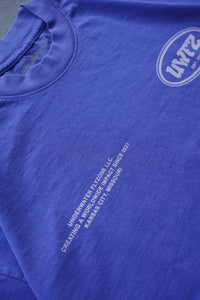 YOUR LIFE IS WORTH LIVING HEAVYWEIGHT TEE - NEON PURPLE