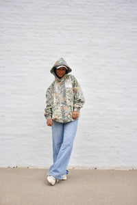 Camo "YOUR LIFE IS WORTH LIVING" Hoodie (100% Cotton)