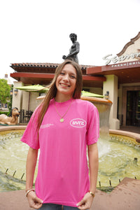 Pink "TU VIDA VALE LA PENA VIVIR" Heavy Weight T-Shirt
