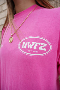 Pink "TU VIDA VALE LA PENA VIVIR" Heavy Weight T-Shirt