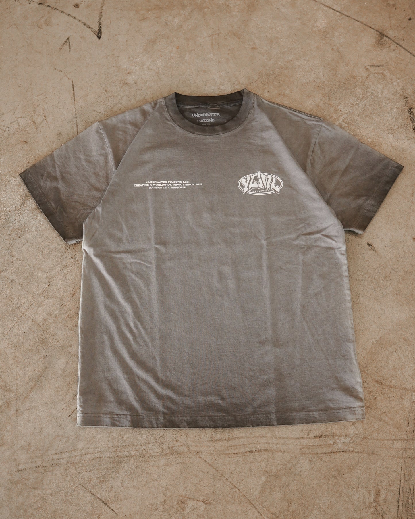 Black Oil Wash "Your Life is Worth Living" T-Shirt