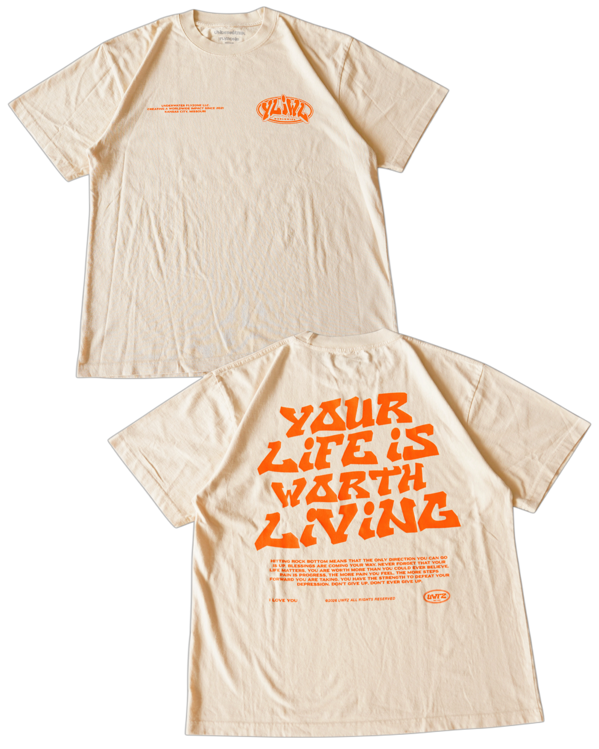 Cream + Orange 