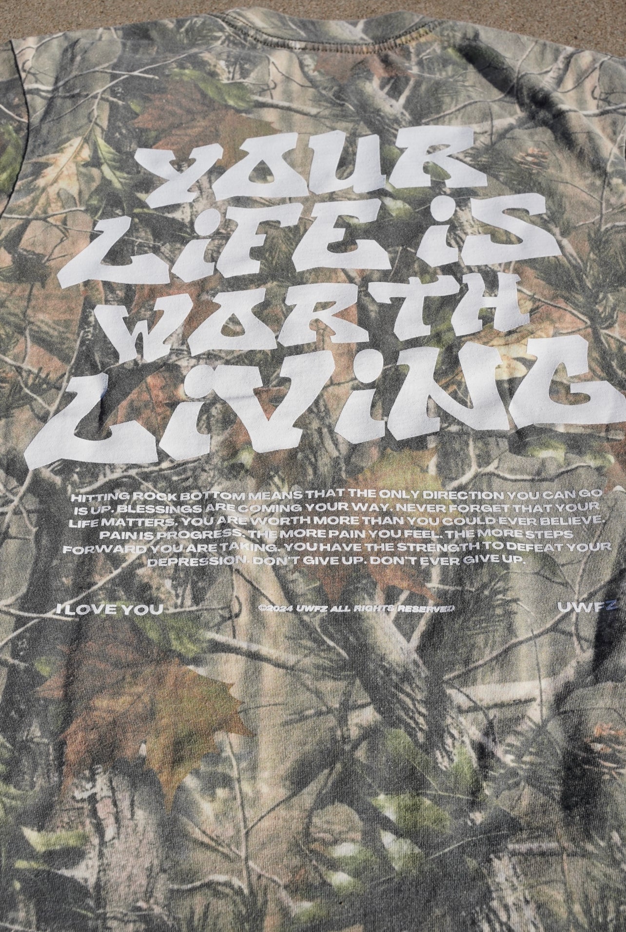 YLIWL CAMO Heavy Weight Tee (Limited - 100% Cotton)